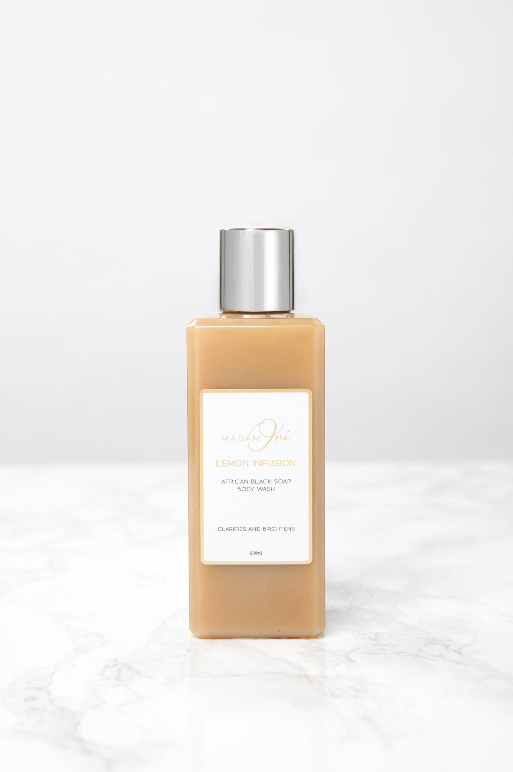 Aurefua African Black Soap and Body Wash - Lemon Infusion