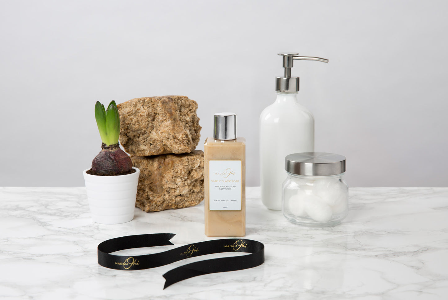 Aurefua African Black Soap and Body Wash -Simply Black Soap