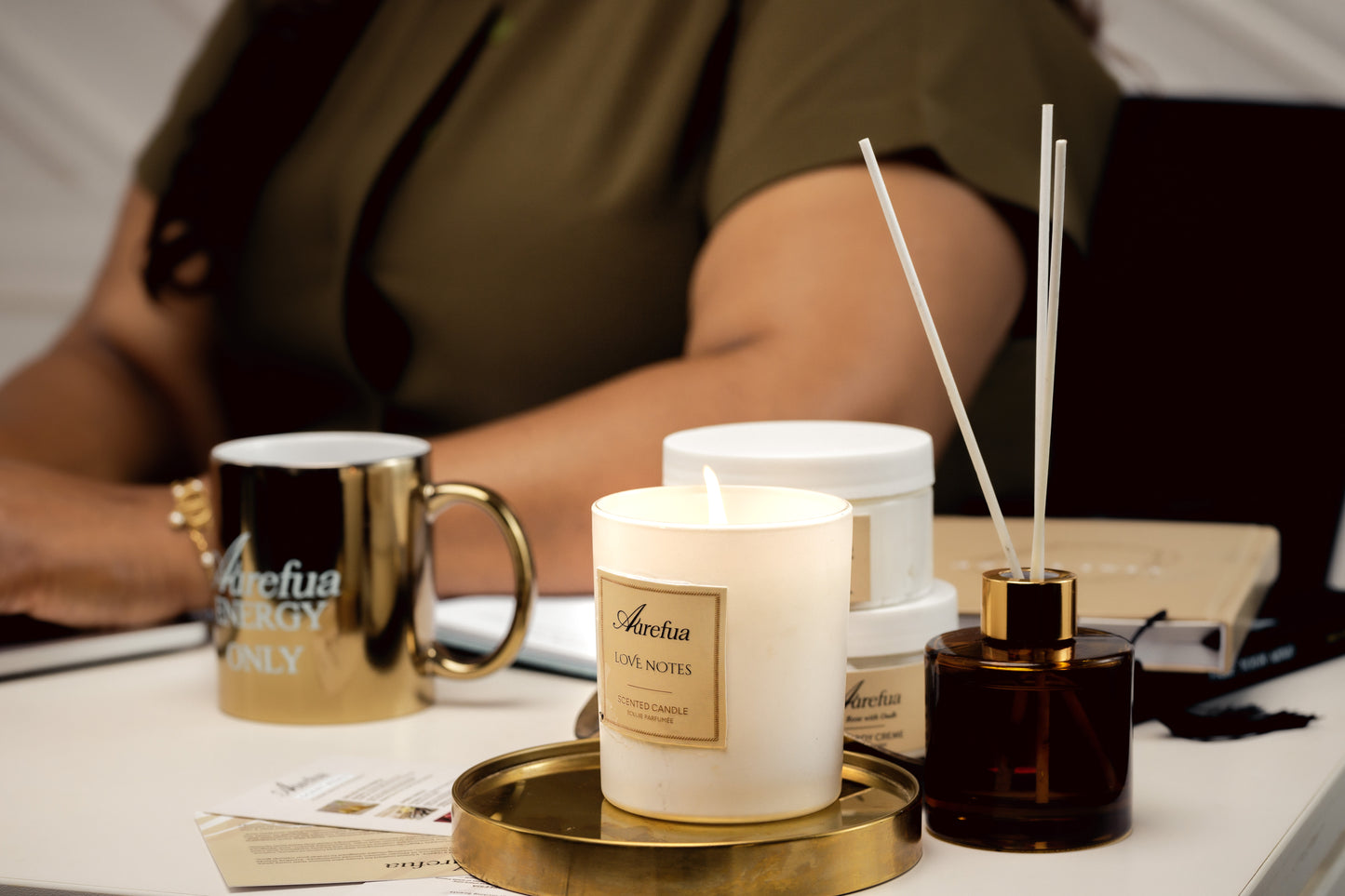 Aurefua Love Notes Scented Candle