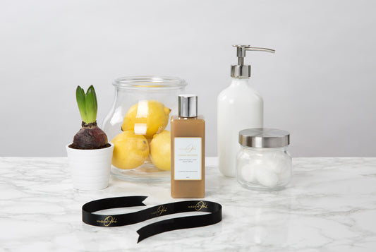 Aurefua African Black Soap and Body Wash - Lemon Infusion