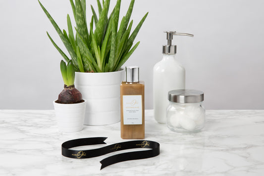 Aurefua African Black Soap and Body Wash - Soothing Aloe
